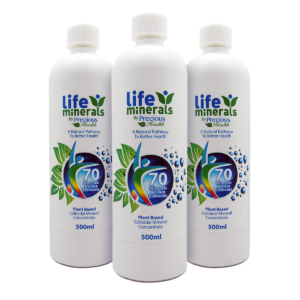 Life Minerals Colloidal Mineral Formula with Grapeseed Extract - 3 x 500ml