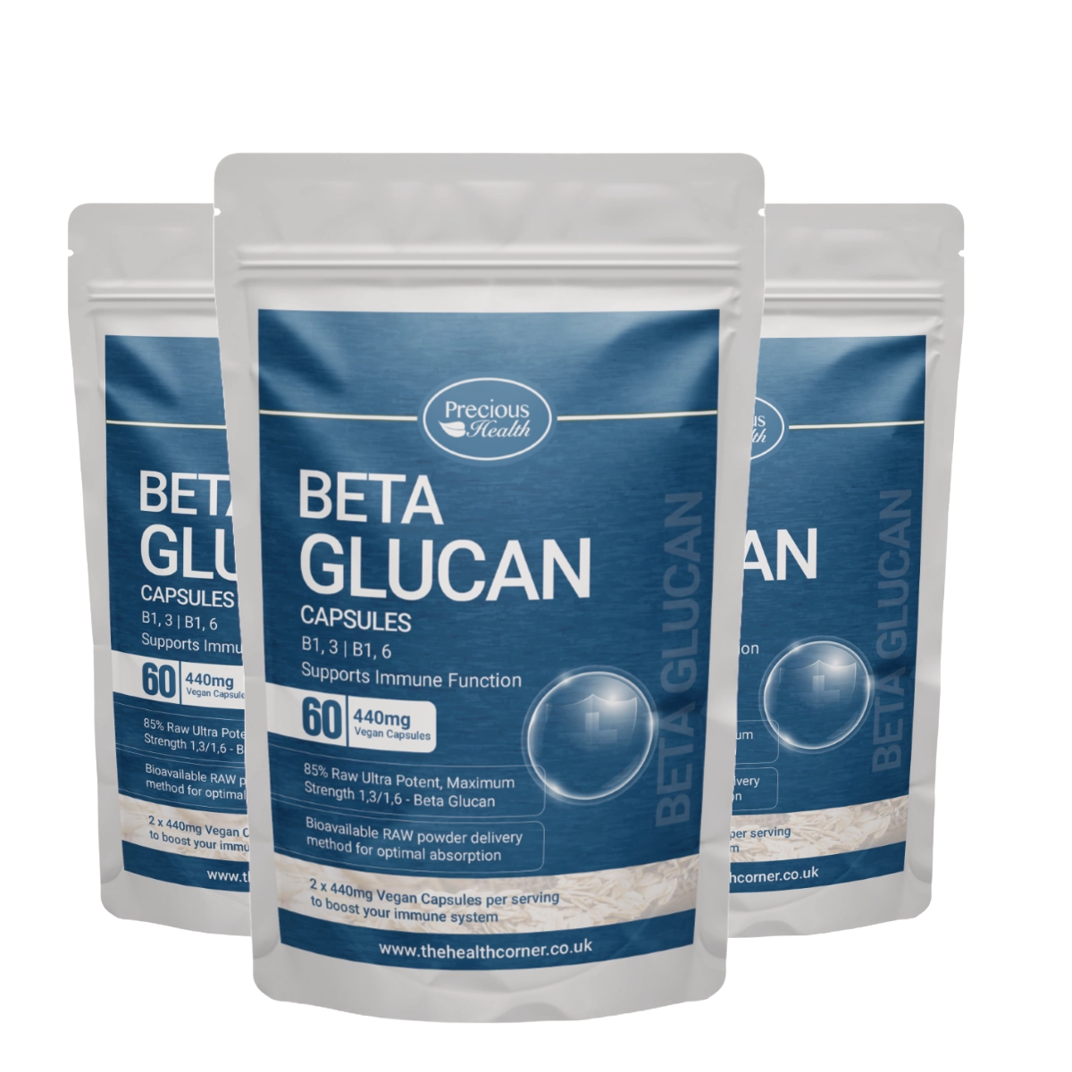 Beta Glucan 1,3 & 1,6 - 3 x 60 Capsules